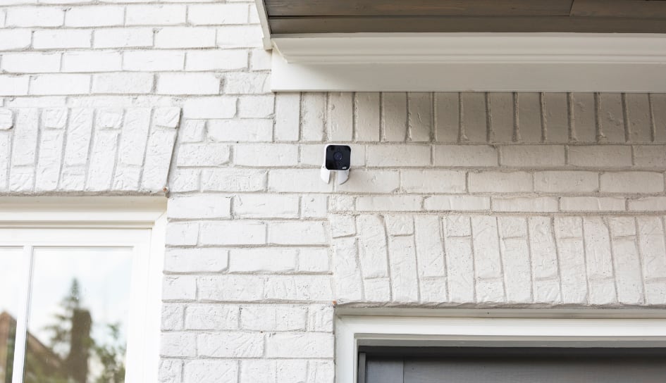 ADT outdoor camera on a Kalamazoo home